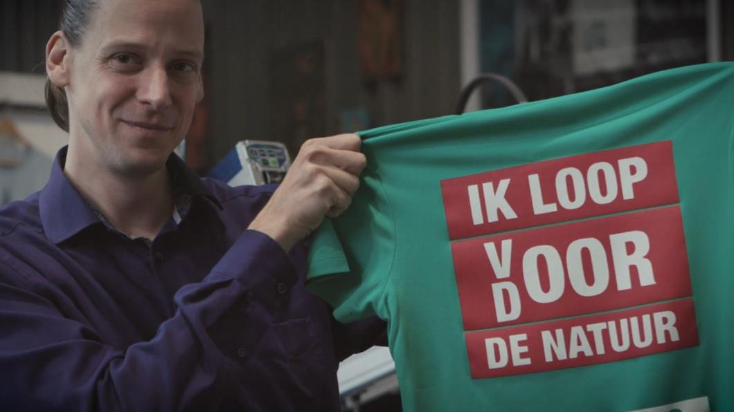 Joep met loopshirt