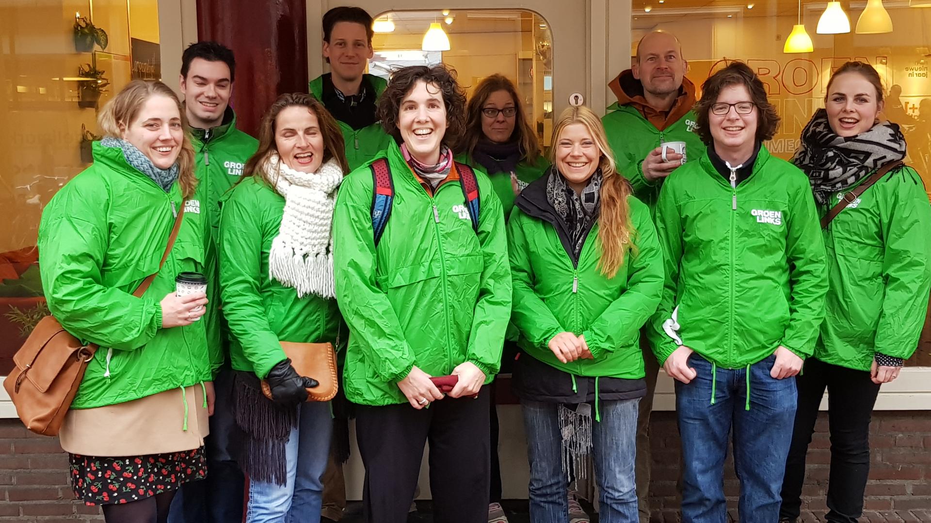 GroenLinksers voor campagnepand