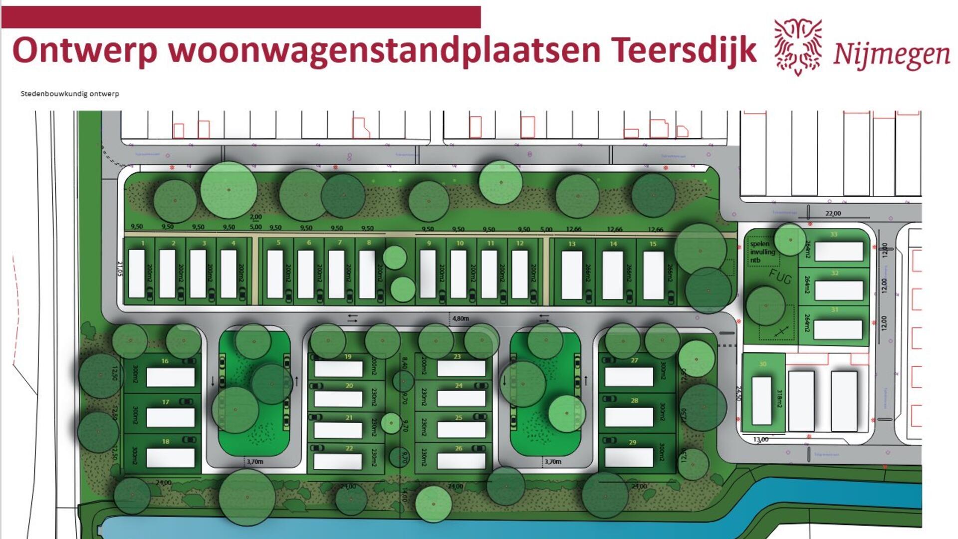 plattegrond woonwagenstandplaatsen