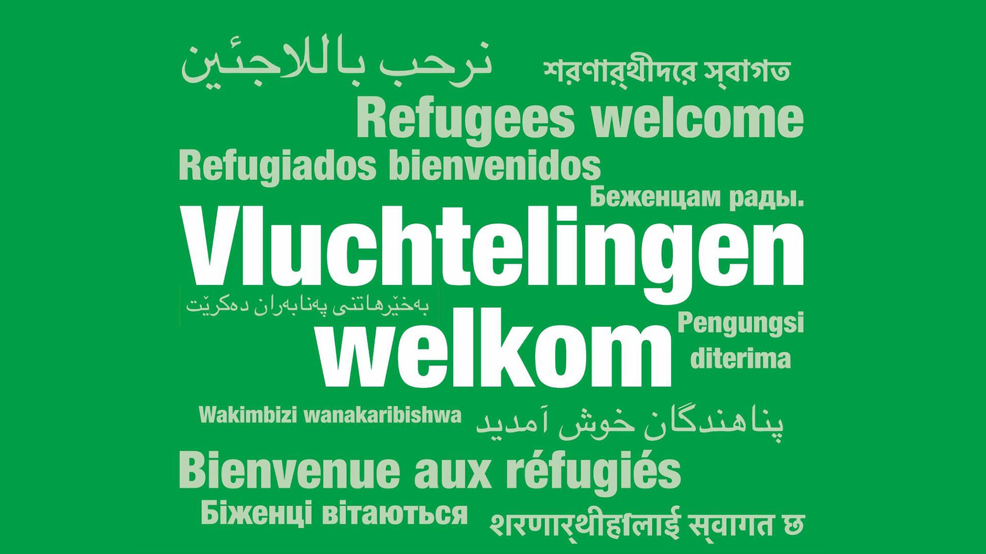 vluchtelingen welkom