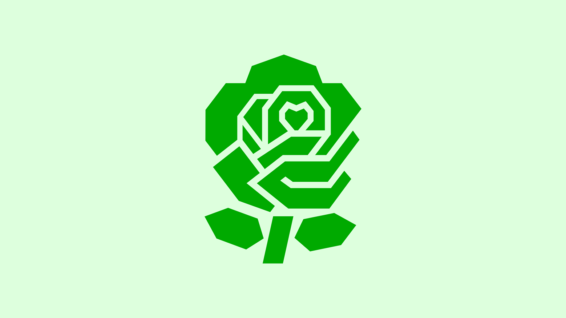 groene roos
